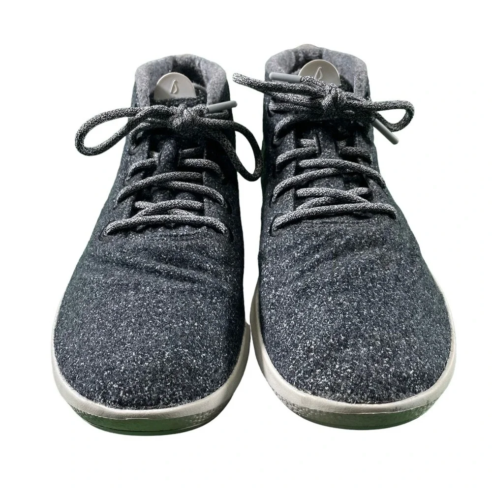 Allbirds Mizzle High Top Wool Runners Mens Size 14 Grey Charcoal